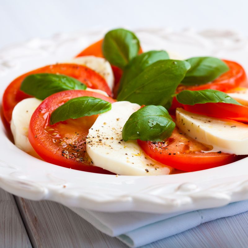 Coccole Brunch, insalata caprese fresca preparata al momento